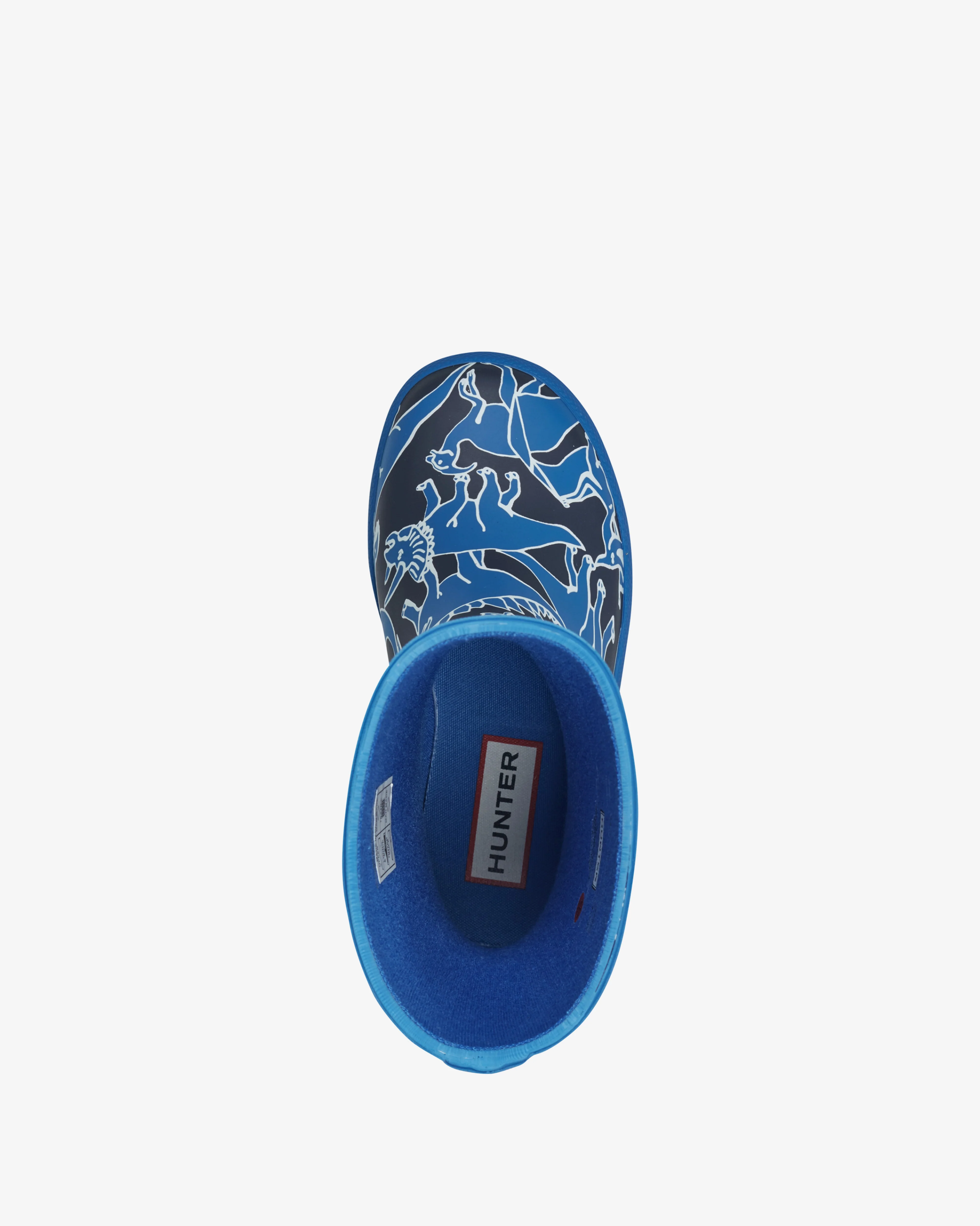 HUNTER KIDS LITTLE KIDS ORIGINAL FIRST CLASSIC BOOT BALEINE BLUE MULTI - Image 4