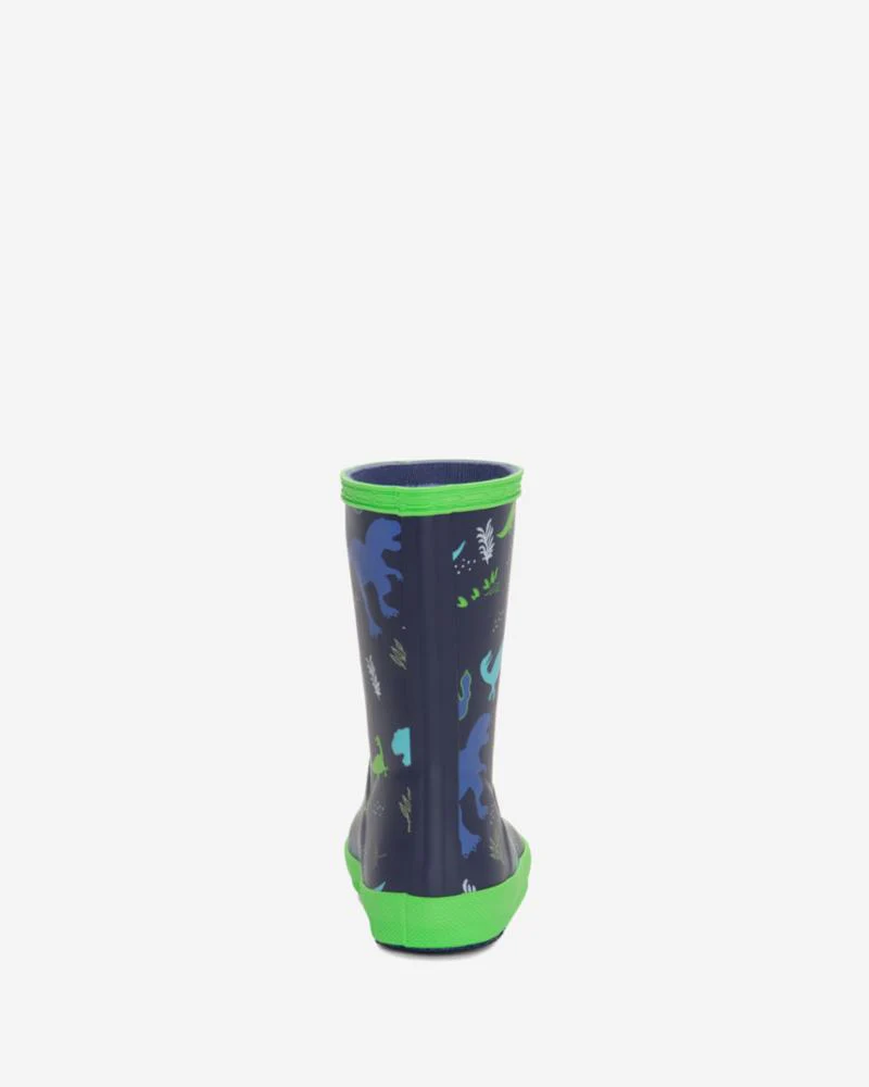 Hunter Kids LITTLE KIDS ORIGINAL FIRST CLASSIC BOOT MEDIEVAL BLUE MLT/DK DINO PRT - Image 5