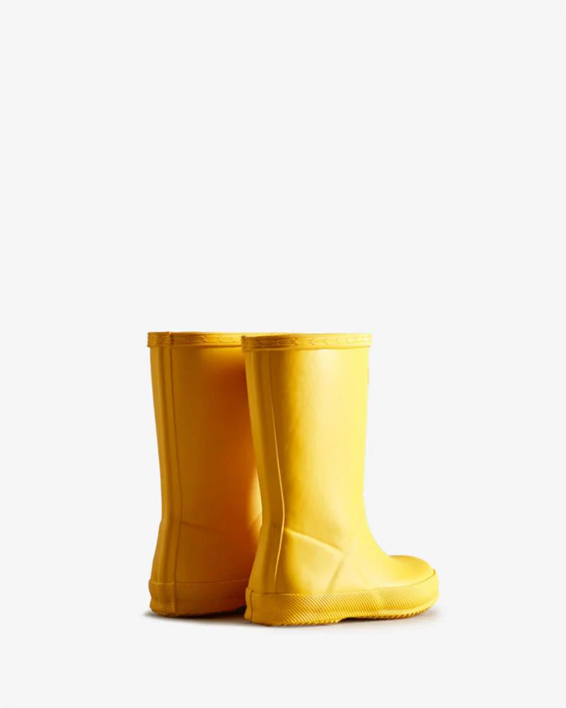 Hunter Kids LITTLE KIDS ORIGINAL FIRST CLASSIC BOOT YELLOW - Image 3
