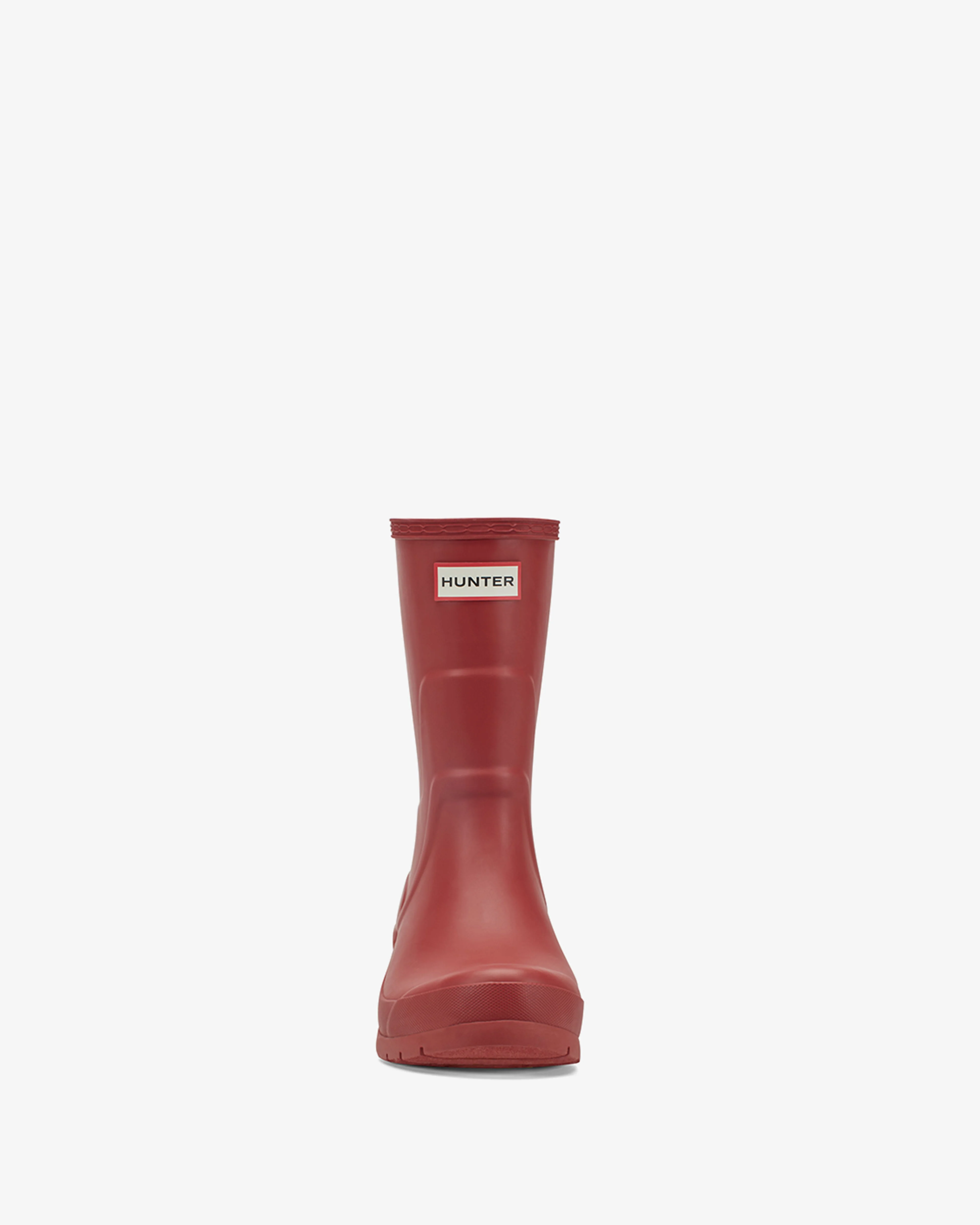 HUNTER WOMEN LIBERTY BOOTIE MILITARY RED/NATURAL RUBBER WP - Image 3