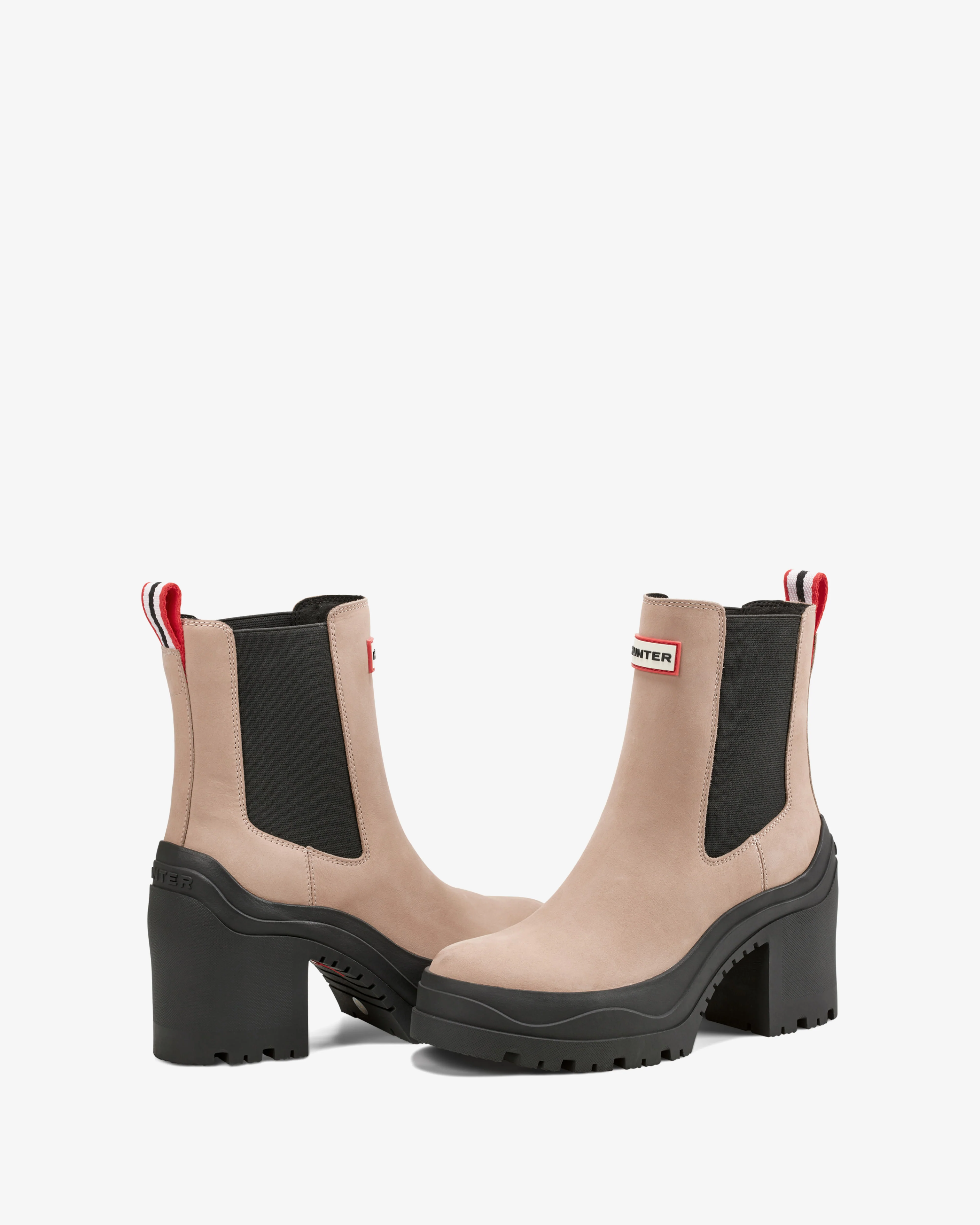 HUNTER WOMEN MIANA BOOTIE SCOTS BARK/BLACK/WATERBUCK WP - Image 6