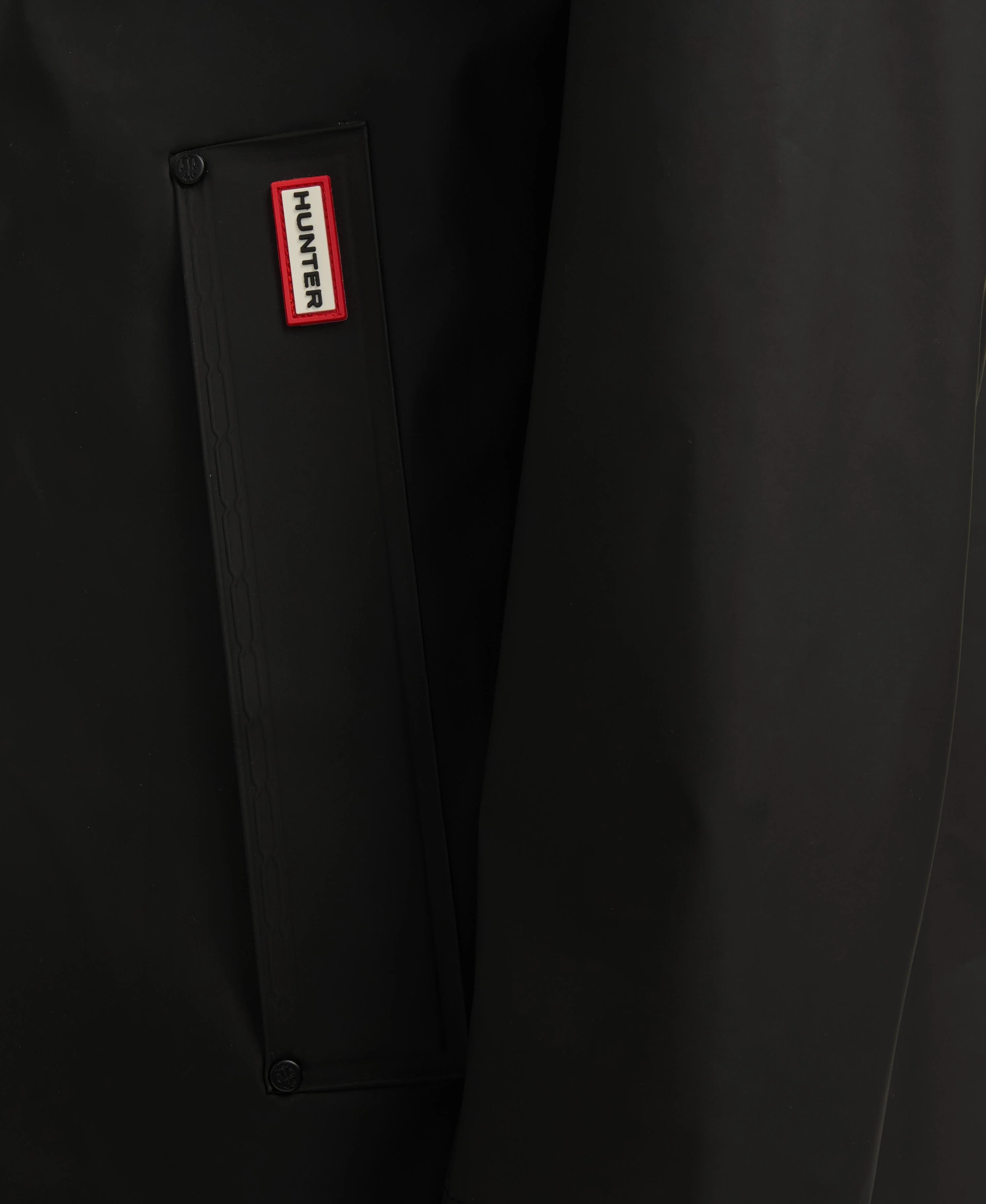 Hunter Women SPRING RUBBERIZED RAIN COAT BLACK - Image 4