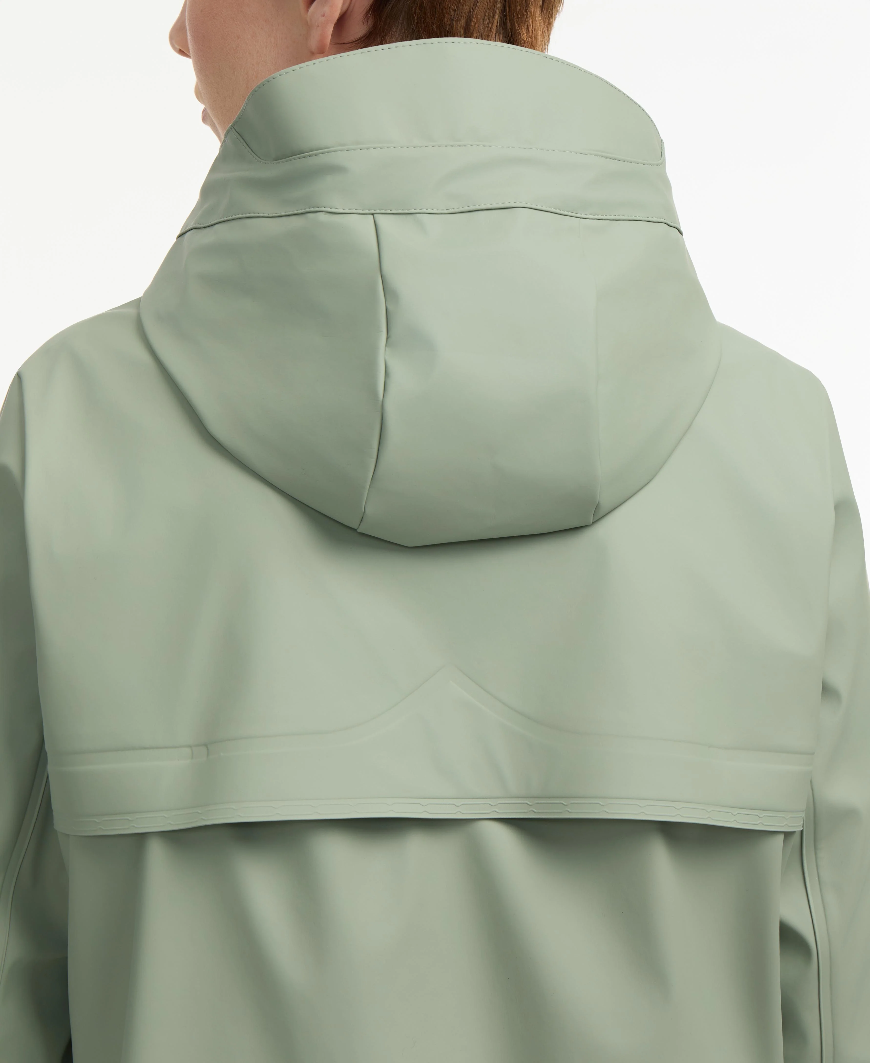 Hunter Women SPRING RUBBERIZED RAIN COAT HERB SAGE - Image 3
