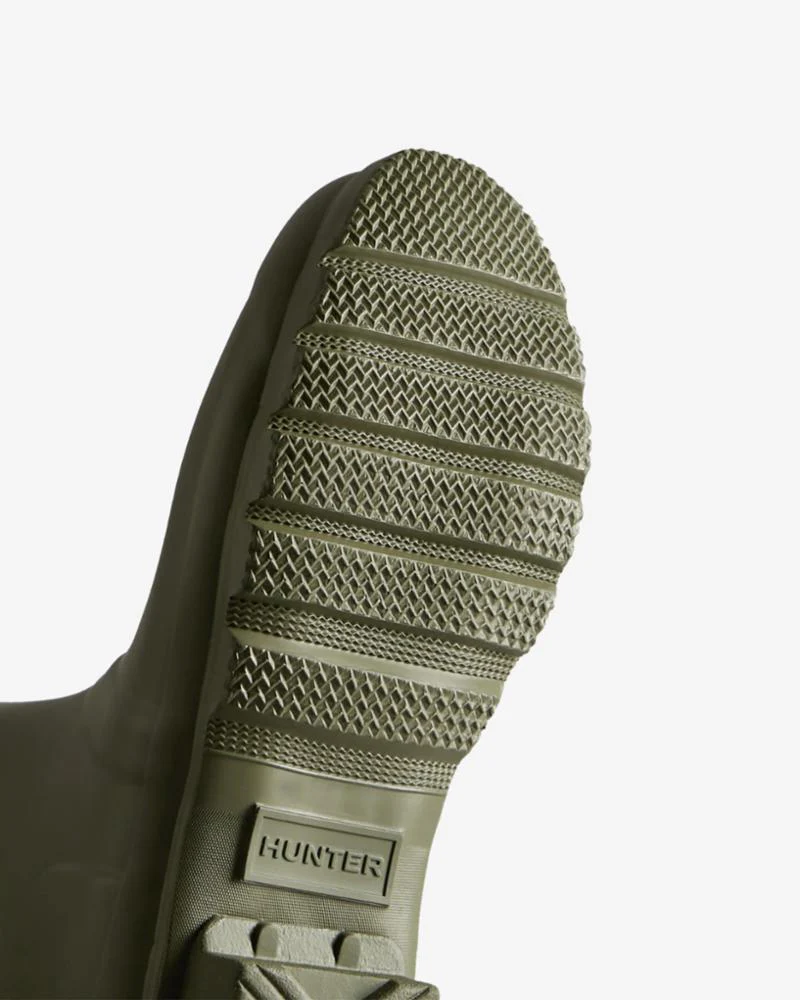 Hunter Women WOMENS ORIGINAL SHORT BOOT OLIVE LEAF - Image 4